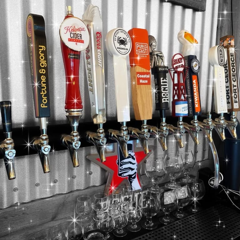 Local Artisan & Craft Beers on tap